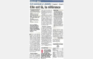 Elite M: 07/11/16: Article Le Dauphiné Libéré