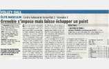 Elite M: 29/11/16: Article Le Dauphiné Libéré
