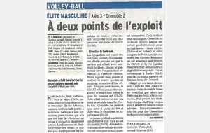 Elite M : Article Dauphiné Libéré 14/12/15