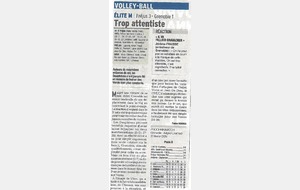 Elite M : Article Dauphiné Libéré 15/02/16