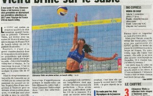 Clémence VIEIRA: Article Dauphiné Libéré 11/01/18