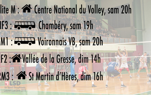 Programme du week-end du 27 & 28 Janvier