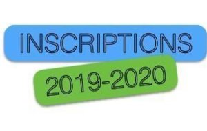 DOSSIER Inscriptions 2019-2020