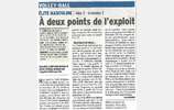 Elite M : Article Dauphiné Libéré 14/12/15