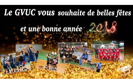 Le GVUC vous souhaite de joyeuses fêtes de fin d'année